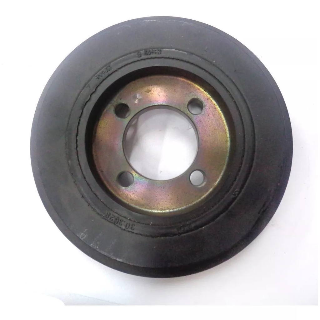 Polia do Virabrequim GM Blazer e S10 2.2 1995 a 2000 Monza 1996 Kadett e Ipanema 1996 a 1998 com Direcao Hidraulica 93227514 / 303528 / 202