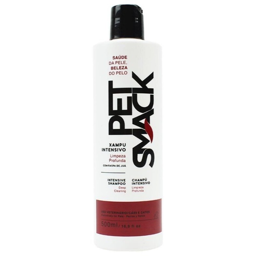Pet Smack Shampoo Intensivo 500ml Limpeza Profunda para Cães e Gatos Centagro - Pets
