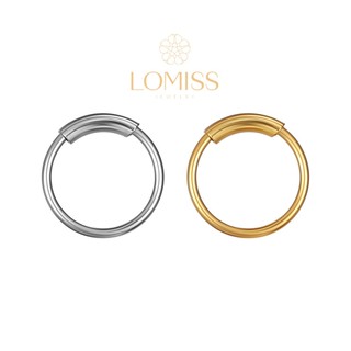 Piercing Argola AÇo CirÚrgico Pvd Encaixe ser Usado:  Daith Septril, Rook, Conch, Nariz em Oferta na Shopee