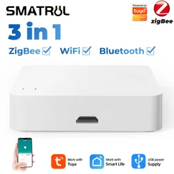Gateway SMATRUL Tuya Zigbee – Compatível com Smart Life e Alexa