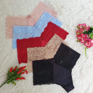 Calcinha Plus Size Cintura Alta Renda Com Poliamida Conforto em Oferta na Shopee