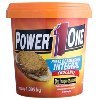 Pasta De Amendoim Integral Tradicional ou Crocante 1kg - Power One