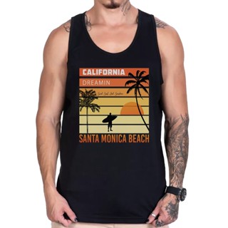 Regata Masculina Califórnia Dreamin Algodão Penteado