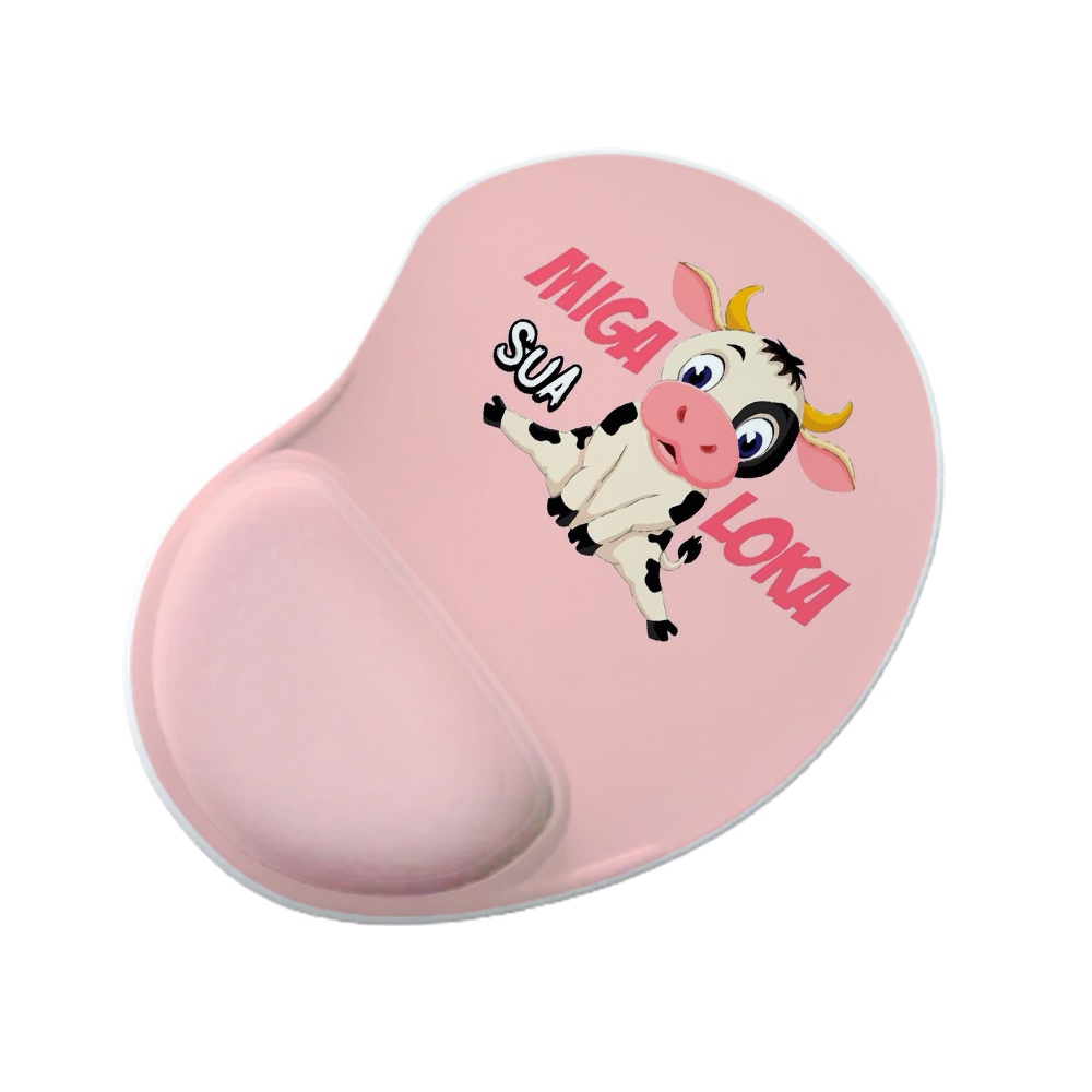 Mouse Pad Ergonomico Gota Miga sua Loka Vaquinha