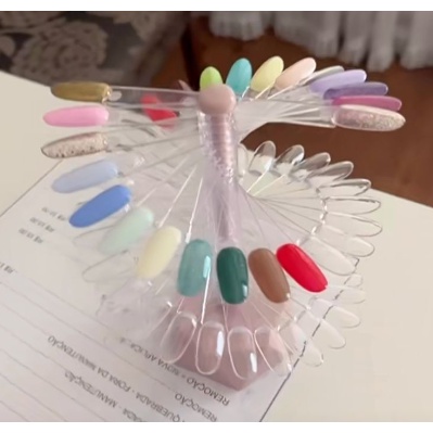 Stand Mostruário Expositor Com 60 Unhas Espiral Torre de esmalte-Cores Sortida em Oferta na Shopee