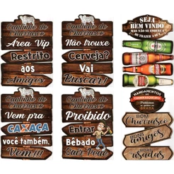 Placas Quadro Decorativo De Parede Decoração Cantinho do Churrasco Cachaça