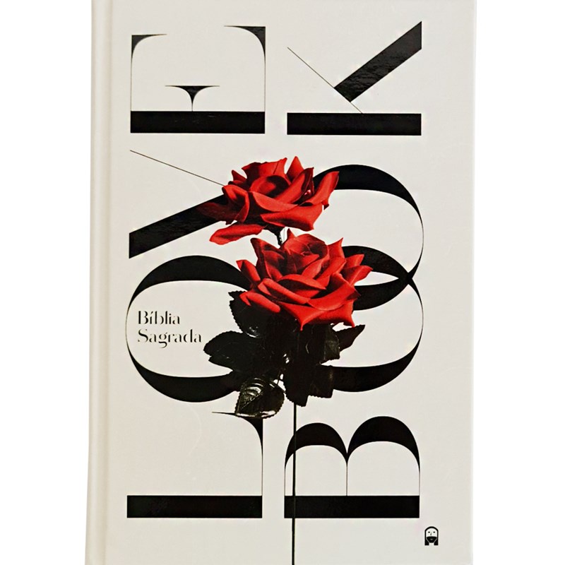 Bíblia Love Book Rosa Jesus Copy | NAA | Letra Normal | Capa Dura