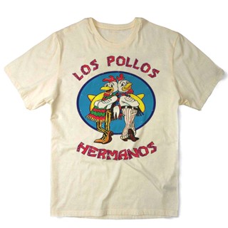 Camiseta Algodao Los Pollos Hermanos Breaking Bad Series e Filmes Nerd Unissex