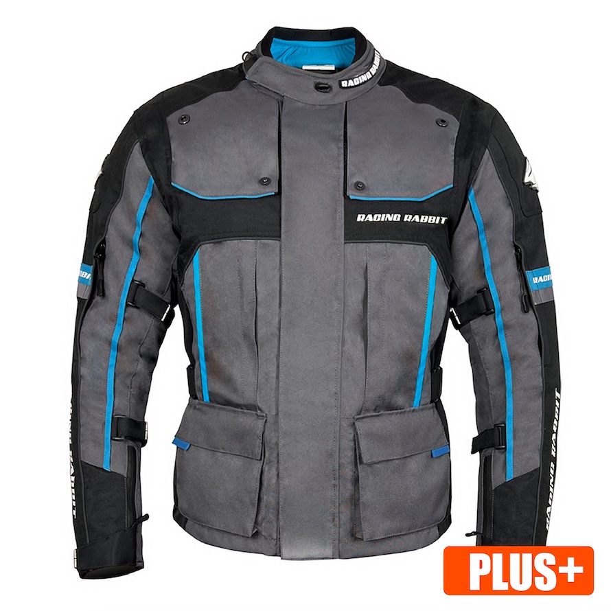 Jaqueta Racing Rabbit Dakar Plus Impermeável Térmica Parka Viagem - Motoqueiro Motociclista (Cinza)
