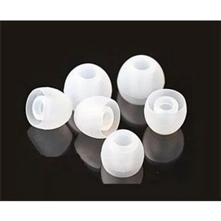 Kit 12 Pecas Borracha Borrachinha Fone De Ouvido Transparente