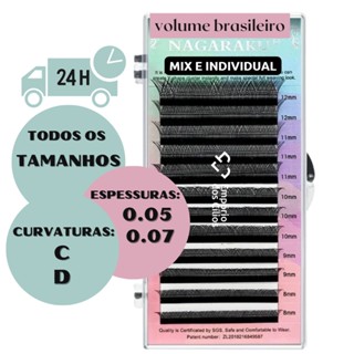 Cílios Nagaraku Volume Brasileiro Y Extensão de Cílios