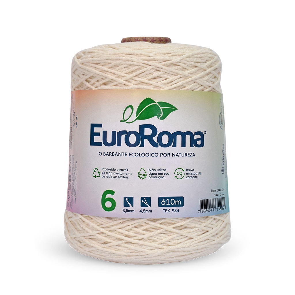 Barbante Euroroma Cru 600G
