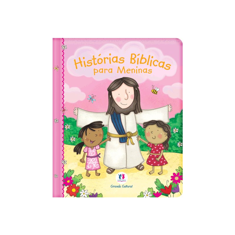 Histórias Bíblicas para Meninas | Capa Almofadada em Oferta na Shopee