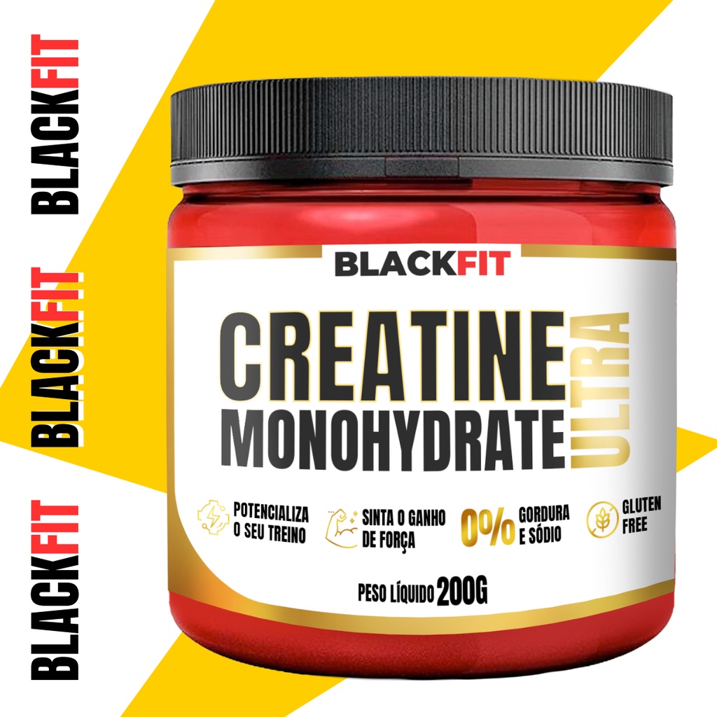 Creatina 200g BLACK-FIT - Ganho de Massa