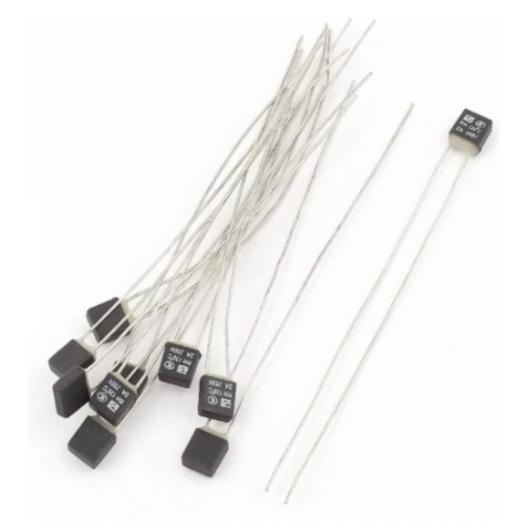 5 Fusível Térmico Motor Ventilador 150ºC 2A 250V 150 Graus em Oferta na Shopee