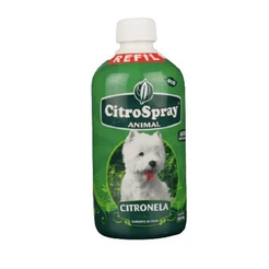 Repelente Natural Citronela Refil CitroSpray Animal Saneante de Pelos VetBras 500 mL
