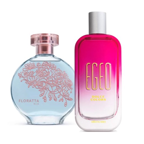 Combo: Egeo Dolce Colors Desodorante Colônia 90ml + Floratta My Blue Desodorante Colônia 75ml