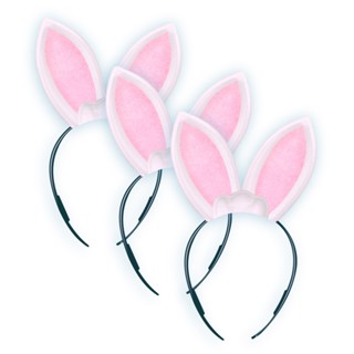 Kit 06 Tiara Diadema Orelha Orelhinha Coelho Enfeite Fantasia Páscoa