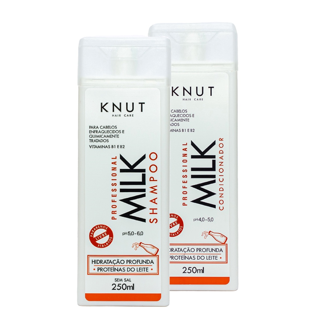 Kit Knut Milk Shampoo + Condicionador – Hidratação Produnda em Oferta na Shopee