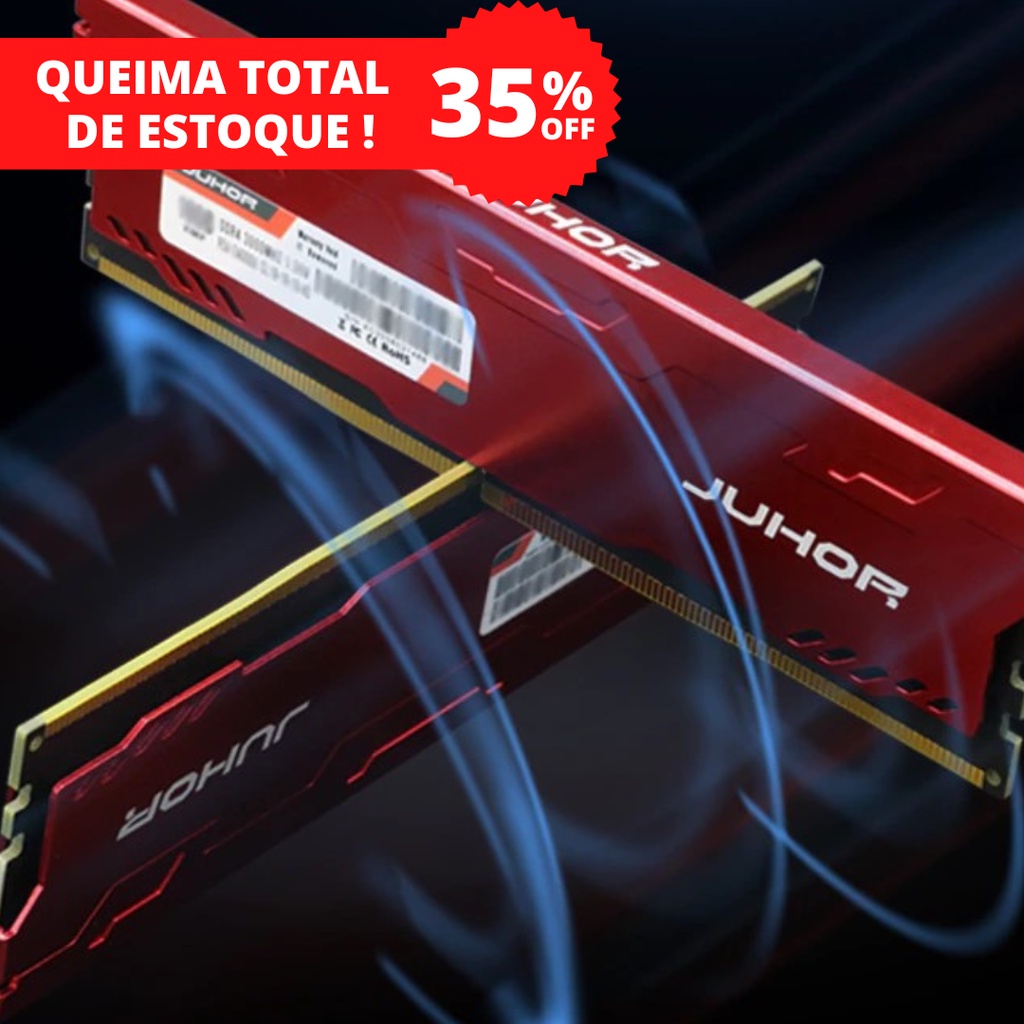 Memória Ram, 8gb, DDR4, 2400mhz, 2666mhz, 3000mhz, 3200mhz, 3600mhz,  Juhor