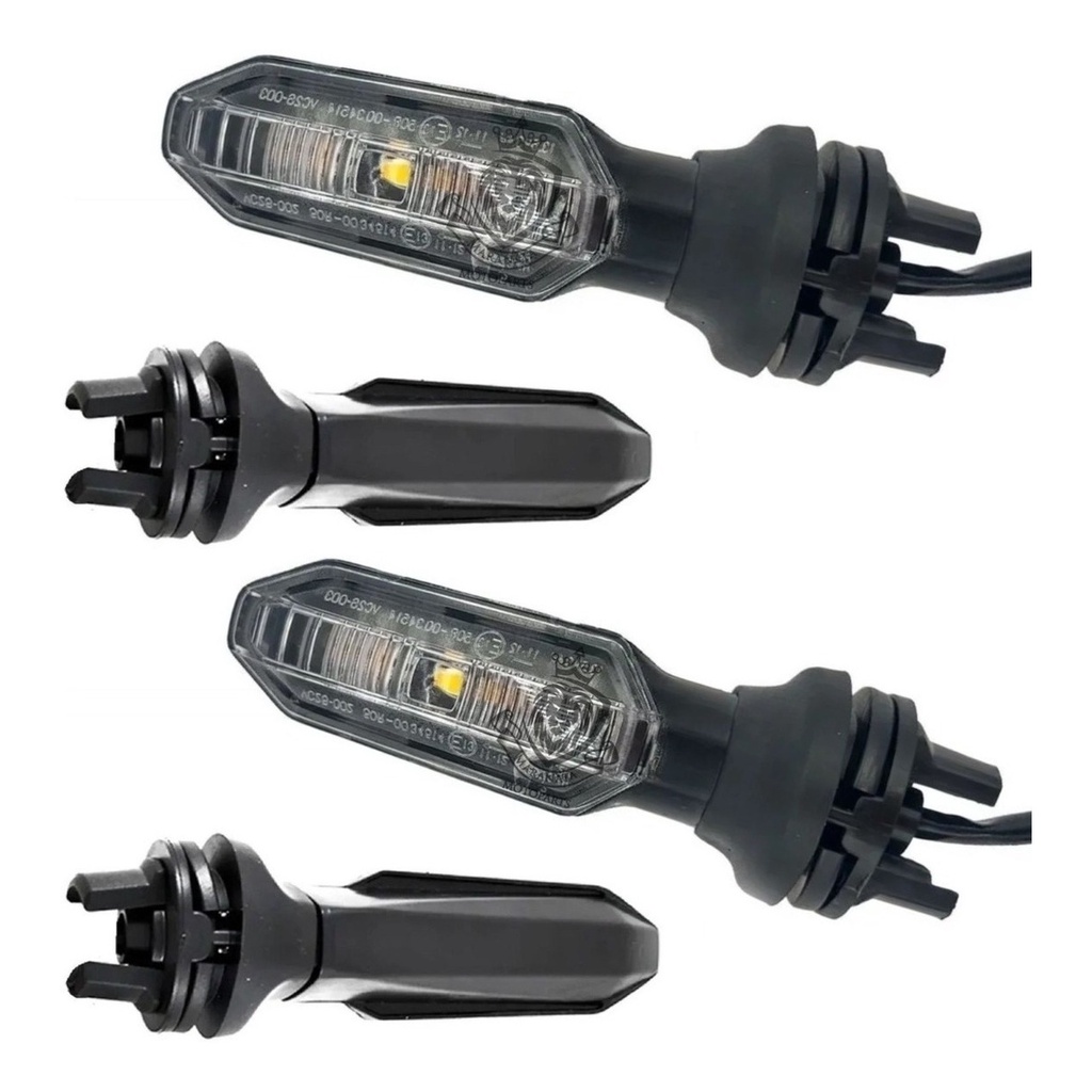 Lâmpada Farol Led H4 E 2 Par Piscas Fan Titan 150 160 Ano 2014 A 2022 — imagem 2 de 2