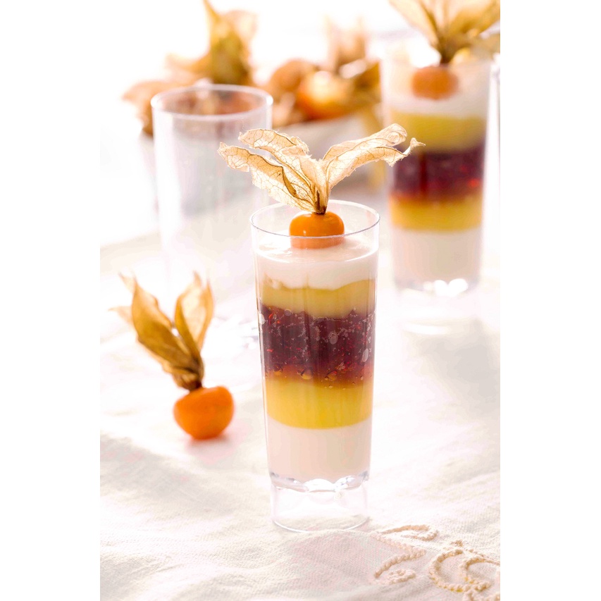 70 Copos Acrílico 75ml Cristal Copo Long Shot Sobremesa em Oferta na Shopee