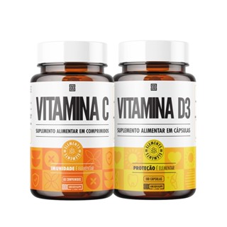 Kit Vitamina C 1.000mg + Vitamina D3 2.000ui - Iridium Elements