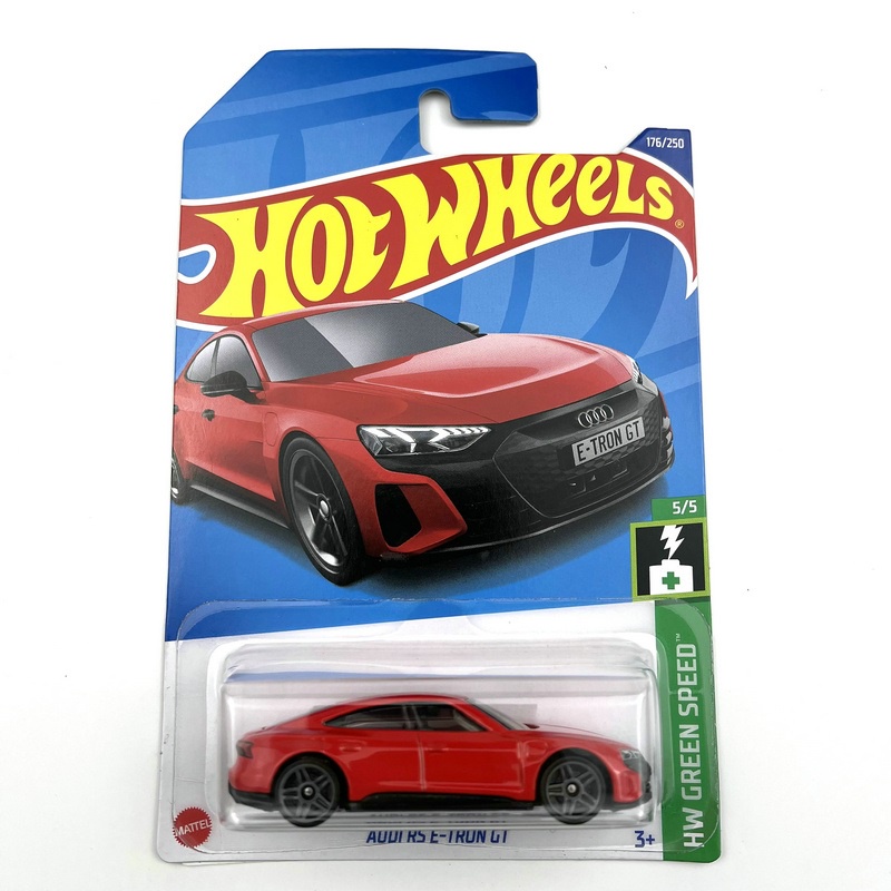 Audi RS E-TRON GT HW Green Speed Hot Wheels 1:64 Miniatura