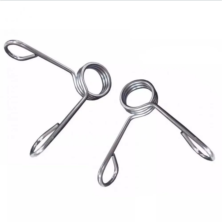 Par de Presilhas para Barra de Musculação  3 VOLTAS 25MM REFORÇADA PROFISSIONAL DIFERENCIAL DO MERCADO Halteres Profissional Academia Fitness Espiral Halter Anilhas