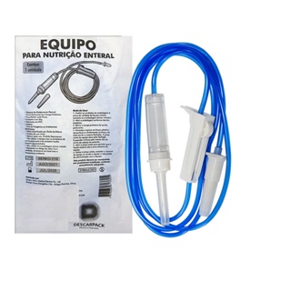Equipo Escalonado Nutrição Enteral 10 Unidades Descarpack em Oferta na Shopee