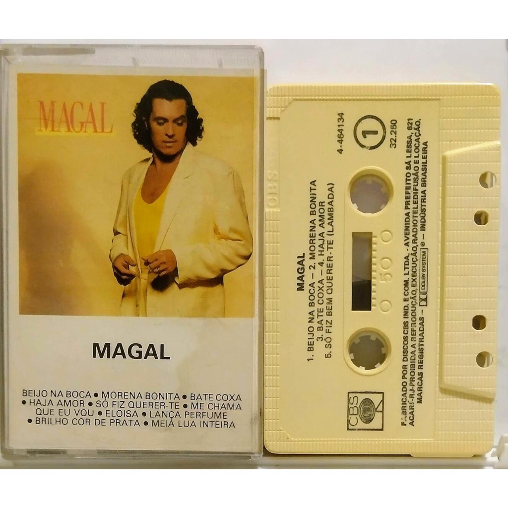 Fita K7 Sidney Magal - Magal 1990
