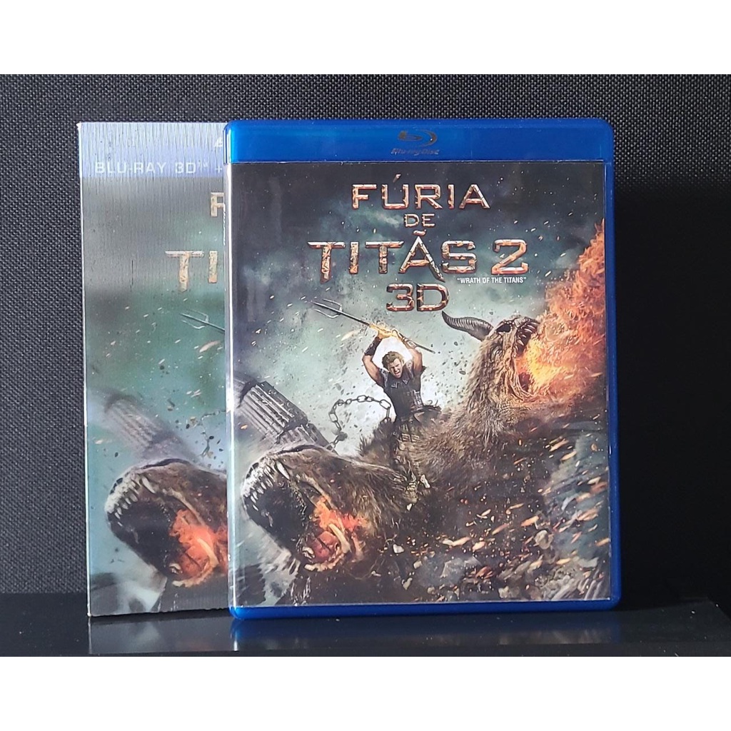 Blu-Ray 3D + Blu-Ray Fúria de Titãs 2 Seminovo