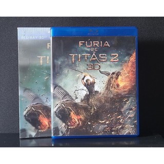 Blu-Ray 3D + Blu-Ray Fúria de Titãs 2 Seminovo