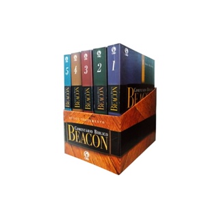 Box Comentário Bíblico Beacon | Antigo Testamento 5 Volumes (Brochura) em Oferta na Shopee