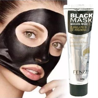 Black Mask Fenzza - Máscara Facial Negra Argila Preta Removedora de Cravos