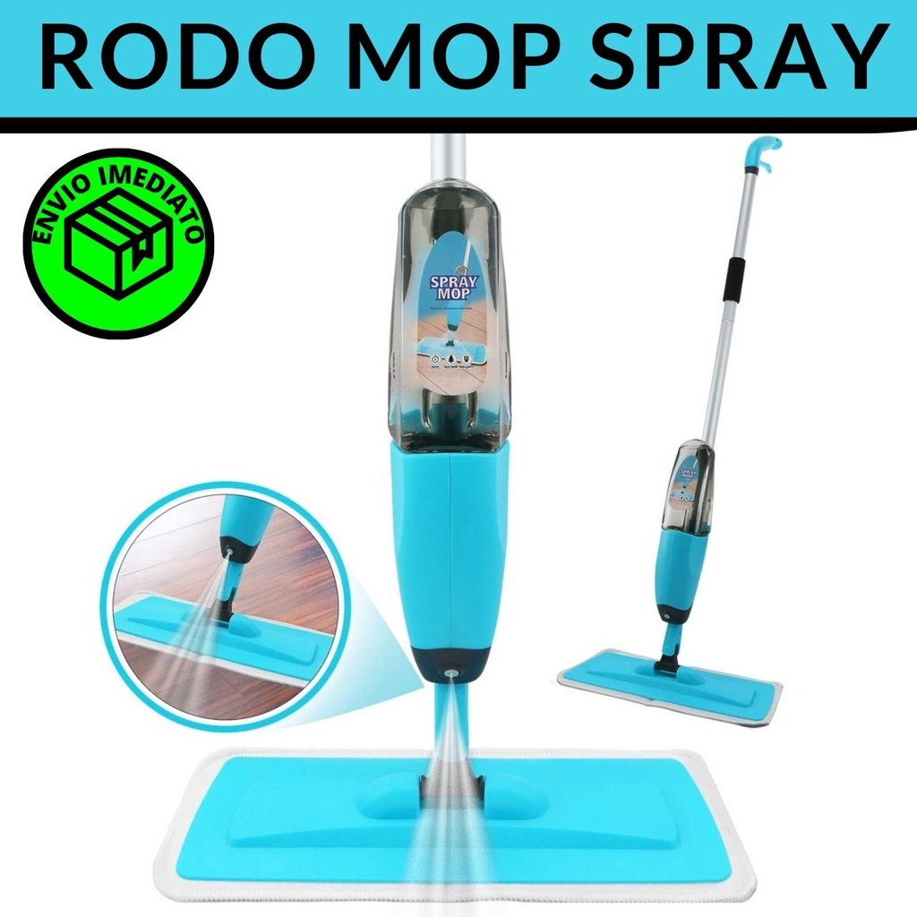 Mop Spray Com Reservatório E Refil Rodo Mágico Esfregão Com Dispenser Rodo De Limpeza