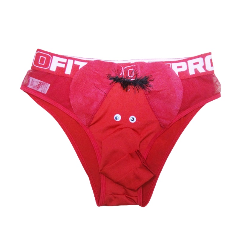 Cueca Elefantinho Com Tromba Temática