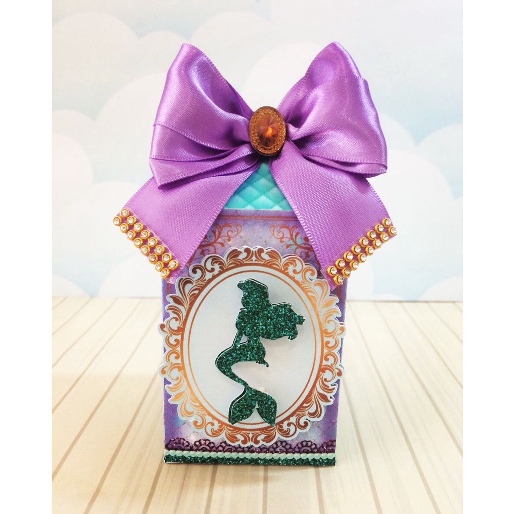 KIT 30 mimos personalizados Caixinhas para Aniversario LEMBRANCINHA DE FESTA TEMA: ARIEL / cod.133 LEIA A DESCRIÇAO