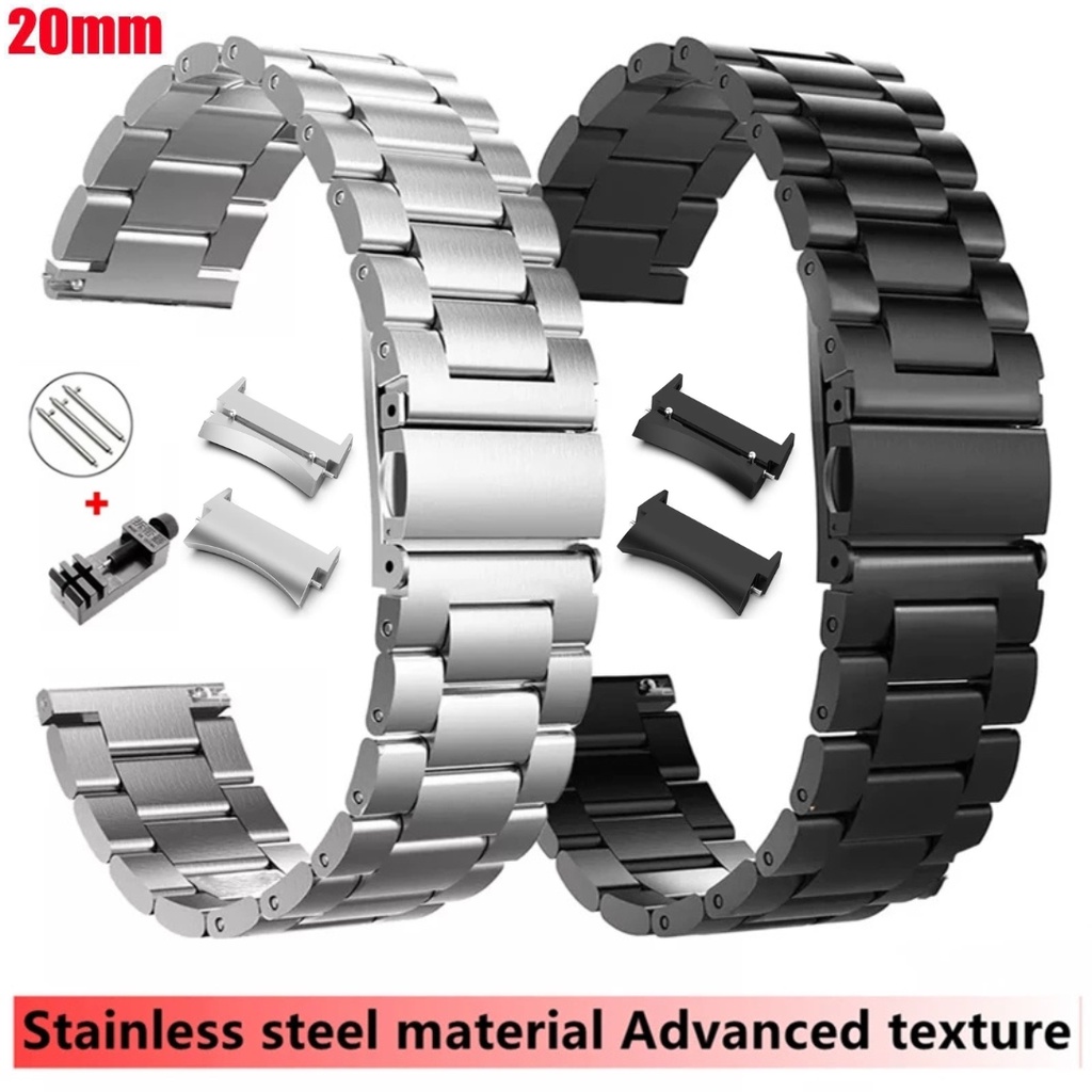 Pulseira para Galaxy Watch 4 40mm 44mm Classic 42mm 46mm Active 2 LTE 40mm 44mm BT 44mm Gear S2 Classic e Sport Amazfit Gtr 42mm Bip Lite Bip 2 Gts