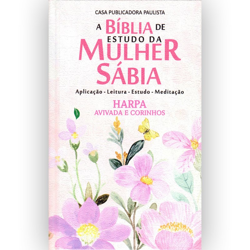 Bíblia de Estudo da Mulher Sábia | ARC | Harpa Avivada | Capa Dura Jardim Aquarela - Books & Magazines