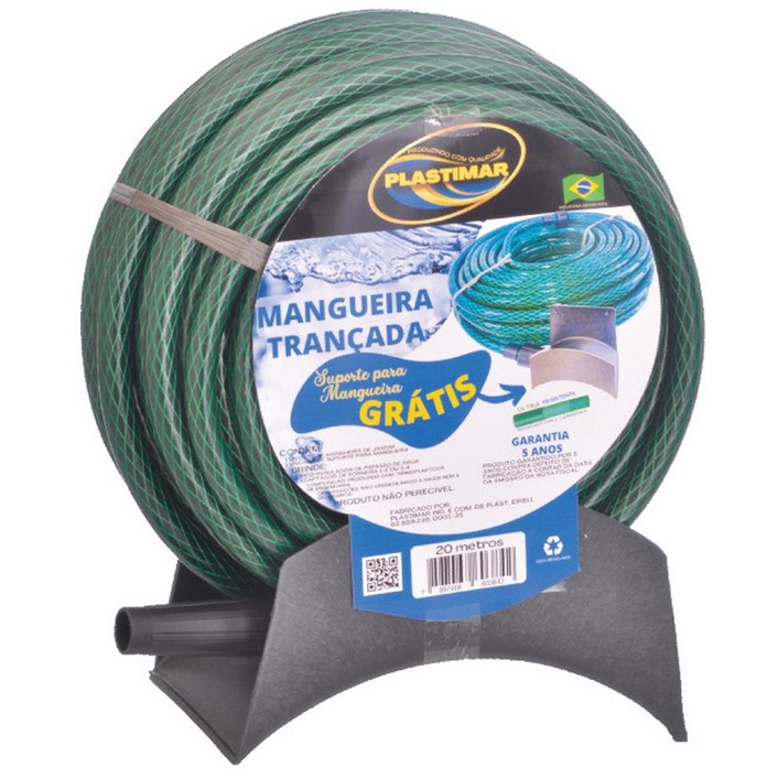 MANGUEIRA TRANCADA 20M C/ SUPORTE GRATIS