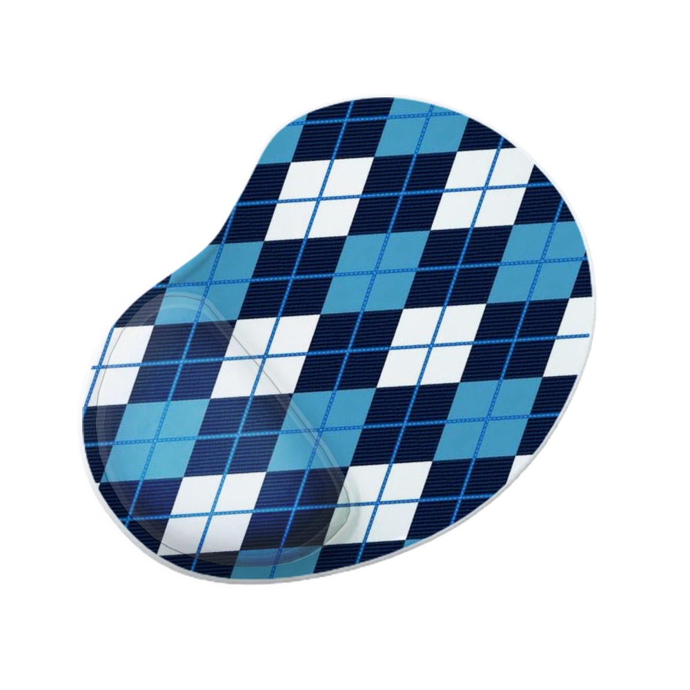 Mouse Pad Ergonomico Gota Azul Es Camisa Xadrez