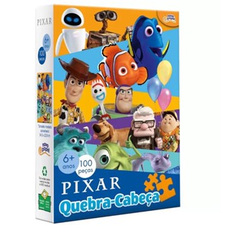 Quebra Cabeça de 100 Peças Pixar - Toyster 8052