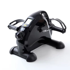 Mini Bike Ergométrica Preta Fisioterapia Simulação Bicicleta Portátil Pro