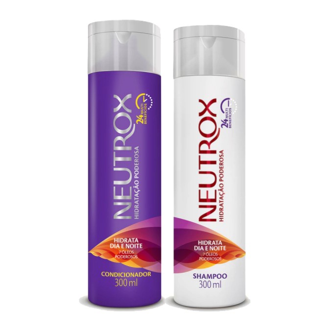 Kit Neutrox 24 Multi Benefícios 1 Shampoo 300ml 1 Condicionador 300ml