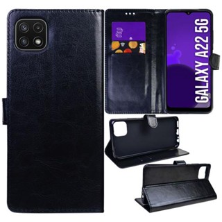 Capa Capinha Carteira Galaxy A22 5g Tela 6.6 Case Couro Flip
