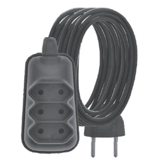 EXTENSÃO BABY 2P 10 MTS PRETO