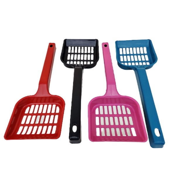 Pá Pazinha Higiênica Coletora para caixa de areia, 28cm para Gatos pet.