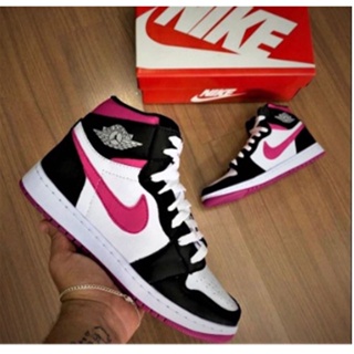 nike jordan preto e branco feminino