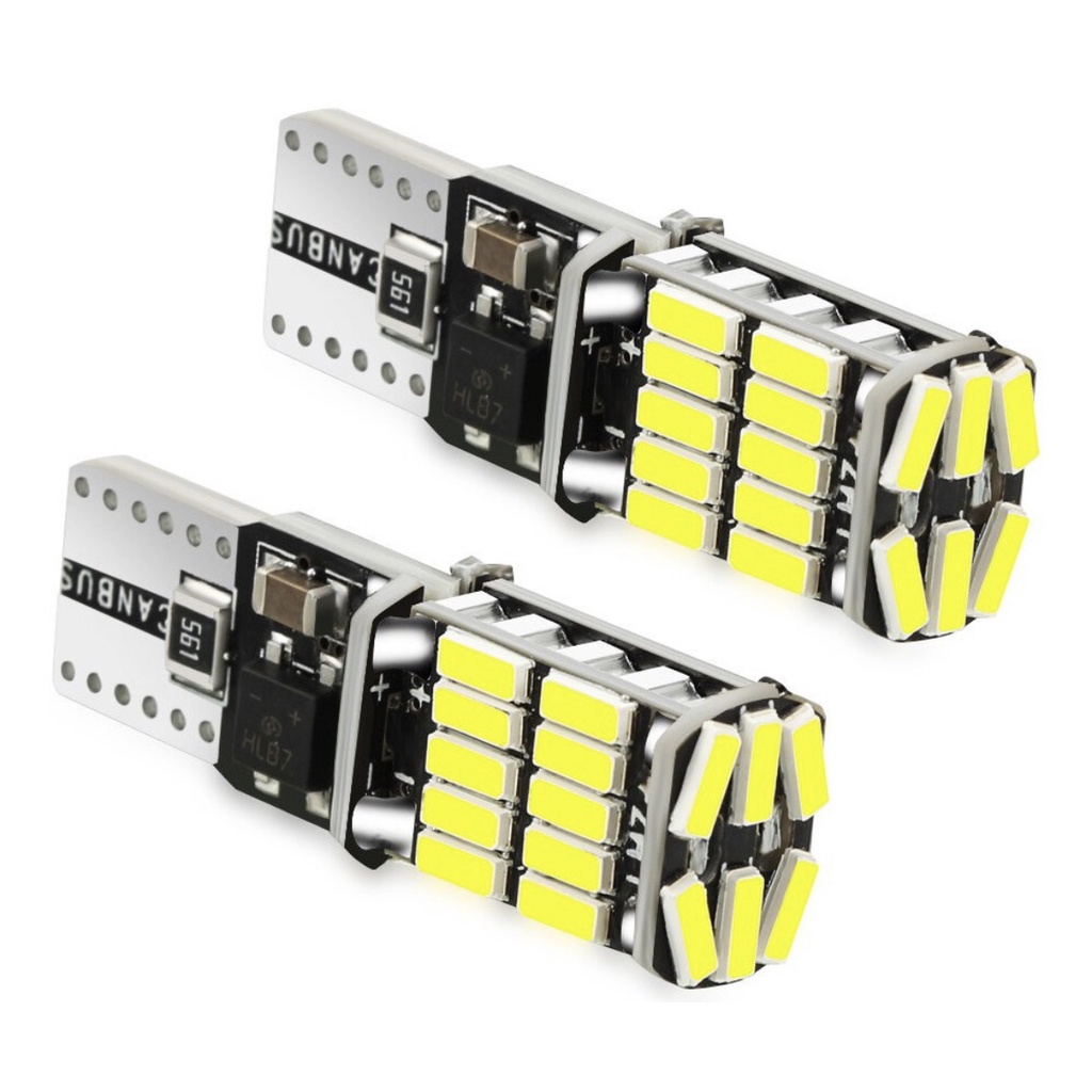 Par Led Pingo T10 26 Leds Com Canbus E Canceller em Oferta na Shopee